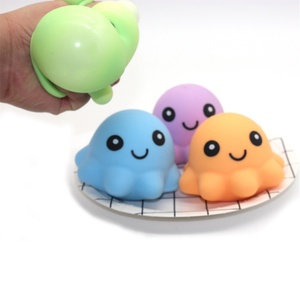 Nuevo Juguete Antiestrés de Pulpo de Goma Suave TPR Ecológico, Juguete de Pulpo Novedoso, Venta al por Mayor Directa del Fabricante del Mercado Nocturno - Product Image 3
