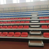 Sièges de stade rétractables télescopiques, bancs pliants pour événements sportifs et divertissements