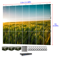شاشة عرض LED خارجية عالية السطوع P2.976 مقاومة للماء IP65، جدار فيديو للترويج والفعاليات التجارية، شاشة LED للإيجار 2.9 مم