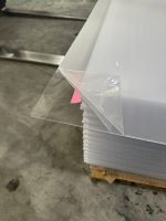 Feuille de polystyrène transparente pour impression numérique, fabriquée en usine, avec service de découpe