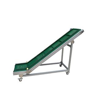 Gıda sınıfı tırmanma bant konveyör eğimli Cleated bant konveyör otomasyon dikey pistonlu konveyör bant makinesi - Product Image 6