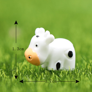 Mini Vaches et Bovins DIY pour Micro-Paysages en Mousse, Mini Jardins Féeriques, Accessoires pour Boîtes Mystères, Mini Figurines d'Animaux en Résine, Ornements - Product Image 5