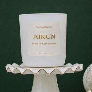 AIKUN Manufacturer Luxury Soy Wax Aromatherapy Scented Candle for Home Spa Relaxation Wedding <b>Party</b> Decoration - Product Image 2