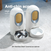 Distributeur de nourriture intelligent WiFi Tuya 2026 pour animaux de compagnie, 2,6 L, écran LCD, contrôle par application, programmation horaire, en acier inoxydable, suivi en temps réel, écologique