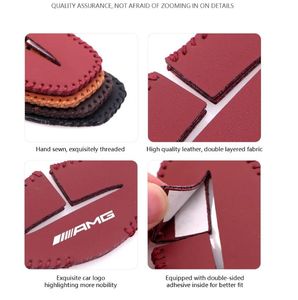 Housse de protection universelle en cuir pour <span class=keywords><strong>ceinture</strong></span> de sécurité de <span class=keywords><strong>voiture</strong></span> 2 points, coussinet de bandoulière, accessoires auto - Product Image 2