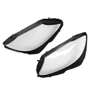 Cubiertas de faros delanteros para Mercedes-Benz Clase C W205 2015-2017, de plástico, con clip para la izquierda y la derecha - Product Image 2