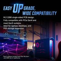 قرص صلب داخلي Ti600 بسعة 1 تيرابايت و2 تيرابايت و4 تيرابايت NVMe M.2 SSD PCIe 4.0 X4 بسرعة 7000 ميجابايت/ثانية عالية السرعة لـ PS5 والكمبيوتر المحمول وأجهزة الألعاب