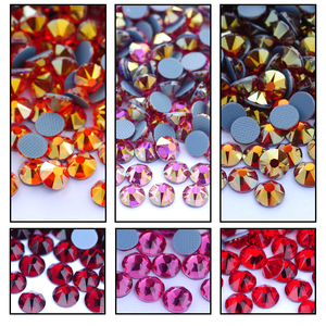 Cristales de Estrás Planos con Revestimiento AB de 16 Facetas, Ecológicos y en Oferta, para Decoración de Zapatos, Bolsos y Uñas - Product Image 4