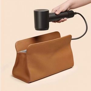 Bolsa Organizadora de Herramientas con Nombre Grabado Personalizado, Impermeable, para Guardar Secador de Pelo, Estuche de Maquillaje de Viaje de Cuero PU, Magnético - Product Image 3