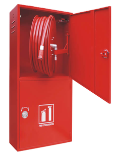 Armoire murale pour tuyau d'incendie avec enrouleur DN20 en acier au carbone durable pour les incendies de classe A et B - Product Image 5