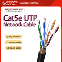 Cable Ethernet Cat5e UTP a Granel de 1000 pies para Oficina y Hogar, Red Gigabit, Instalación en Pared y Techo, Cable Gigabit Ethernet