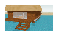 Planes de pensión de diseño 3D para villas