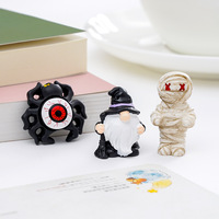 Nouvelle poupée sorcier momie d'Halloween KI Yuewu, accessoires décoratifs mignons à faire soi-même, bibelot pour voiture ou bureau