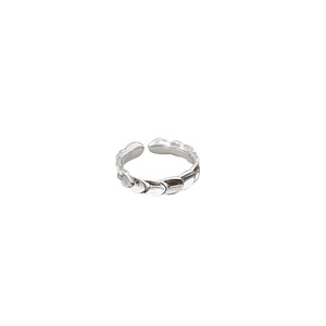 Silver Ruitai S925 Sterling Silver Korean Style Fish Scale Round <b>Ring</b> Open Design Unisex Fashion Jewelry Gift - Product Image 5