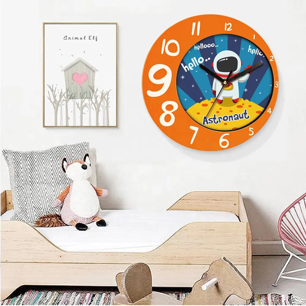 Cheap Wall Clock China Decorative Wall Clock Unique Gift Ideas Custom Cheap Promotion Children's Creative Nordic Clock For Gifts