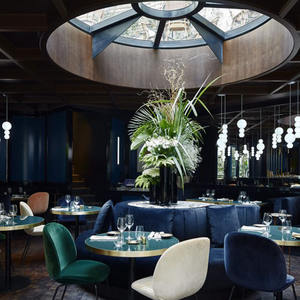 High-Quality Boutique Hotel <b>Armchair</b> Plush Fabric Sturdy Frame Comfortable Seating Living Room Lounge Furniture - Product Image 4