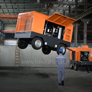멀티 필터 2 단 압축 4 륜 LGZJ 디젤 고정 깊은 우물 나사 공기 압축기 엔진 디젤 사용자 정의 400HP - Product Image 3