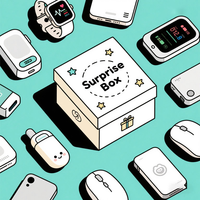 Mysterious Floral Design Electronics Mystery Box Lucky 3C Smart Watch & Jewelry Gift avec effet de surprise