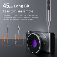 Ensemble de tournevis électrique miniature Kingsdun, 62 pièces, kit de tournevis électrique sans fil magnétique pour la réparation de téléphones mobiles