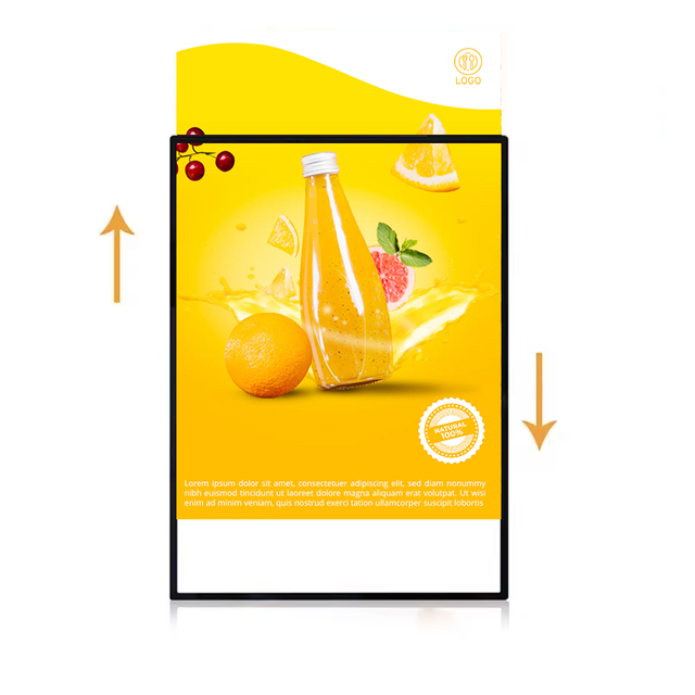 Most Popular Custom LED Light Box for Restaurant Advertising Rectangle Acrylic Menu Poster for Outdoor Use for Bars Restaurants