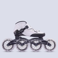Impression de logo personnalisée pour les chaussures de roller en ligne HZ SSW01 avec roues en PU 85A à rebond élevé pour la course de vitesse