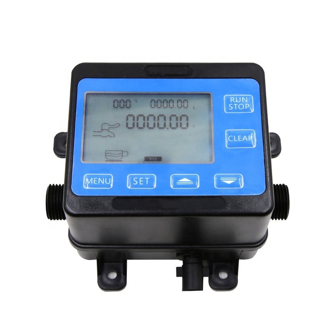 Smart Integrated Electronic Digital Water Meter Controller with Remote Reading Features Plastic Material OEM Customizable