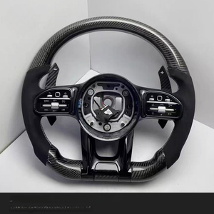Volant de course en cuir et fibre de carbone LED personnalisable, en promotion, pour Mercedes-Benz Classes <span class=keywords><strong>C</strong></span>/E/S/G, livraison rapide - Product Image 5