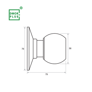 Doorplus High Quality Panic Exit Device Stainless Steel 304 Trim <strong>Door</strong> <strong>Knobs</strong> for Fire <strong>Door</strong> - Product Image 3