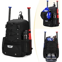 Sac à dos de sport d'extérieur OEM pour adolescents 30-40L, double épaule, pour équipement de baseball, voyage, compartiment pour batte, chaussures et casque