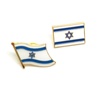 Quốc gia cờ pin hộp vượt qua Trung Đông Hoa Kỳ cờ bản đồ đôi Huy hiệu quốc gia Israel cờ men ve áo Pin cho phù hợp với - Product Image 6