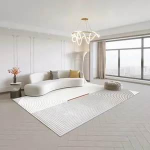 MOQ 1 Modern Machine Made Couch Sofa Carpet Alfombra Para Sala Home Decoration Carpets And Rugs Living Room