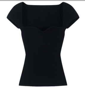 2022 vendita calda abbigliamento estivo maglione da <span class=keywords><strong>donna</strong></span> scollato ultra corto Casual Pullover da <span class=keywords><strong>donna</strong></span> - Product Image 2