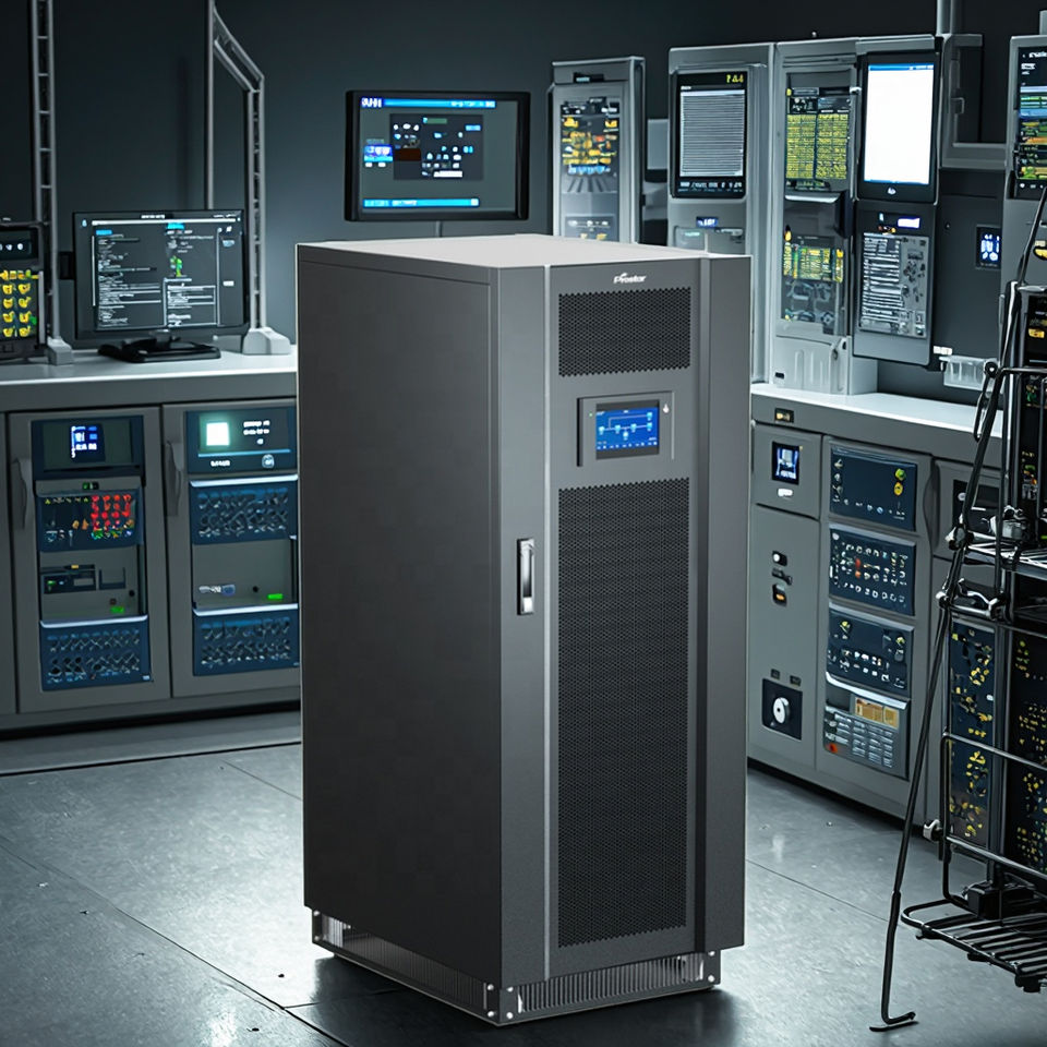 10KVA OEM Digital Industrial UPS ROHS Certified 3-Phase 50Hz Pure Sine ...