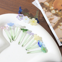 Ensemble de petits vases à fleurs en verre de style Murano faits à la main, vases en cristal miniatures pour la décoration de table à la maison, cadeau de mariage