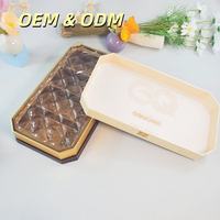 Boîte cadeau magnétique écologique avec logo personnalisé, boîte rigide en carton brun