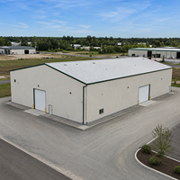 Entrepôt en structure métallique industrielle sur mesure, résistant aux vents forts, conforme à la norme AISC, atelier métallique extérieur résistant aux intempéries, garage de stockage