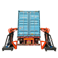 Système de levage de conteneurs sans fil 32T 380V pour opération monopersonnelle - Système de vérin synchrone simple pour un chargement facile en atelier