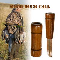 Sifflet d'appel pour canard en bois en gros, leurre de chasse extérieur 11x2.5cm