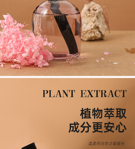 Thick Clear Glass Aroma Reed <strong>Diffuser</strong> Bottle Creative Heat Transfer Printing Craft High-End Indoor Home Fragrance Decoration - Product Image 3