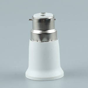 <span class=keywords><strong>Adaptateur</strong></span> de douille d'extension de lampe B22 à <span class=keywords><strong>E27</strong></span>, vis à <span class=keywords><strong>baïonnette</strong></span>, utilisé pour les luminaires à ampoule LED intégrés pour ventilateurs de plafond - Product Image 1