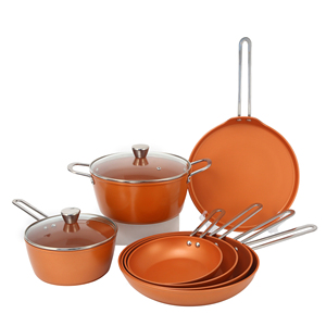 Juego de Utensilios de Cocina de Aluminio Fundido Antiadherente con Revestimiento de Granito Profesional, Olla, Cacerola, Sartén, Juego de Ollas y Sartenes para Cocina - Product Image 6