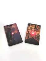 Étiquette personnalisée NFC Porte-clés porte-clés d'hôtel à code QR Porte-clés Étiquettes Époxy intelligent Fidélité Entreprise Carte de contrôle d'accès Lumière LED Étiquette RFID