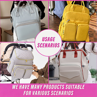 Bolsa Maternal de Diseño, Fabricada en China, Portátil, Elegante, Resistente, para Uso Diario, de Gran Capacidad