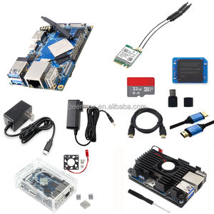 Orange Pi <span class=keywords><strong>4</strong></span> LTS 3G RAM (eMMC電源アダプターケースなし) シングルボードコンピューターヒートシンクSDカードファンパワータッチスクリーン3GBLPDDR4 - Product Image 6