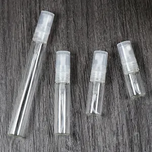 2 ml 3 ml 5 ml 8ml 10 ml mini empty transparent Refillable glass perfume sample bottle atomizer spray bottles for perfume