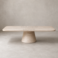 Table basse OAKEN de luxe minimaliste et durable, ronde ou rectangulaire, pour la maison, le bar, le club, le salon, meubles de maison