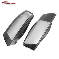2 Pièces Coques de Phare Avant en Verre, Cache-Lentilles de Phare, Capots de Lampe pour Audi A5 2008-2010, Accessoires Auto