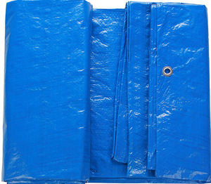 Trung Quốc Nhà Máy Lâm Nghi Triệu PE Màu Xanh Bạt Không Thấm Nước PE Bạt Vải 120gsm PE Bạt Với Cán - Product Image 2