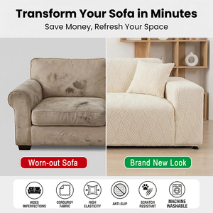 <span class=keywords><strong>Funda</strong></span> Elástica Impermeable para Sofá, <span class=keywords><strong>Funda</strong></span> Protectora de Muebles de una Pieza, Jacquard de Felpa, para Sala de Estar, Hotel, Venta al por Mayor - Product Image 2