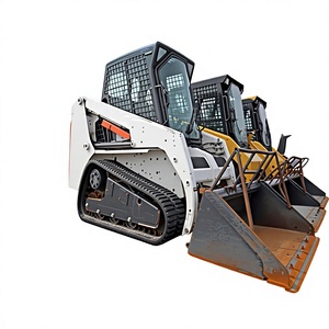 Minicargadora de orugas Kubota D1105 diésel hidráulica de 360kg, 390kg, 460kg, 750kg, 800kg con accesorios forestales - Product Image 1